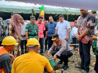 Zoom Meeting Bersama Presiden, Peletakan Batu Pertama Gerai KDMP di Gampong Paya Bujok Seulemak