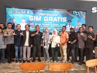 Berkah Driver Ojol di Langsa Dapat SIM Gratis dari IMI