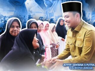 Wujud Kepedulian, Pemko Langsa Salurkan Bantuan 10 Kg Beras untuk Janda Lansia