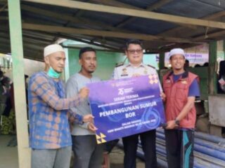 Imigrasi Langsa Bangun Dua Titik Sumur Bor di Aceh Tamiang 