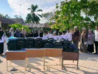 Sambut Ramadhan, SDN Birem Rayeuk Santuni Anak Yatim