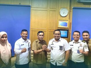 Kalapas Narkotika Langsa Audiensi ke BPKD Terkait Status Aset Tanah