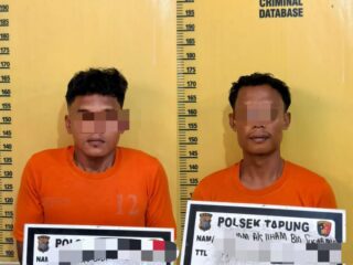 Polsek Tapung Tangkap Dua Pelaku Curanmor dan Dua Ini Motor Ikut Diamankan