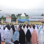 Rayakan Idul Fitri 1447 H, Polres Kampar Gelar Shalat Ied di Lapangan Hijau: Momentum Tingkatkan Iman dan Profesionalisme