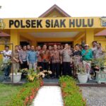 Kenal Pamit Kapolsek Siak Hulu , dari Pejabat Lama Ke Pejabat Baru Bernuansa Kebersamaan