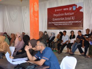 Pemko Langsa Salurkan Bantuan Jadup Kemensos RI Tahap I untuk 1.307 KK Korban Bencana