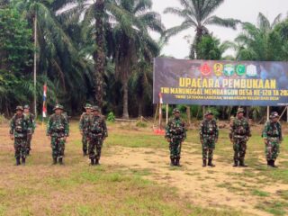 Matangkan Persiapan, Kodim 0104/Atim Gelar Gladi Upacara Pembukaan TMMD 128