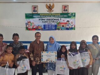 Holding Perkebunan Nusantara Perkuat Pendidikan di OKU, PTPN I Regional 7 Salurkan Bantuan TJSL