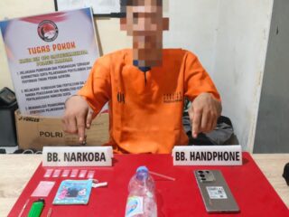 Sat Narkoba Tangkap Pengedar Narkoba Dari Desa Lubuk Siam