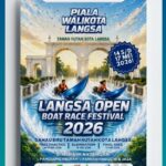 Rebut Piala Walikl Kota, Langsa Open Boat Race Festival 2026 Resmi Digelar