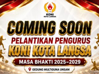 KONI Langsa Persiapan Babak Baru 