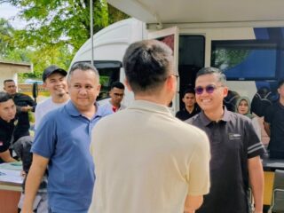 Poli Prima Plus Imigrasi di Car Free Day Pemko Langsa