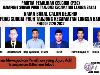Enam Kandidat Ramaikan Pilchiksung Sungai Pauh Tanjong, Raja Syahputra Jadi Salah Satu Figur Muda yang Mencuri Perhatian