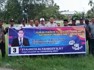 Dukungan Warga Mengalir, Syahreza Al Fahrozy Siap Pimpin Geudubang Jawa ke Arah Lebih Maju