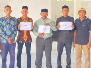 P2G Gelar Penetapan Nomor Urut Secara Terbuka dan Transparan, Pj Geuchik Gampong Seuriget Ajak Masyarakat Jaga Persatuan
