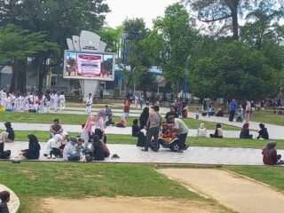 Lepas Penat di Akhir Pekan, Warga Kota Langsa Pilih CFD sebagai Tempat Healing Murah Meriah