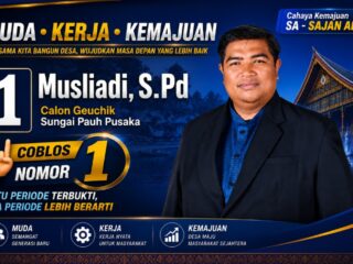 Menuju Pilchiksung 2026, Musliadi Ajak Warga Sungai Pauh Pusaka Bersatu untuk Kemajuan Gampong