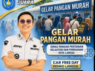 DPPKP Kota Langsa Gelar Pangan Murah di CFD, Plt Kadis Koko Hendrawansyah Ajak Warga Manfaatkan Harga Terjangkau