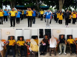 Rangkaian HUT, PT CMN Sinergi dengan Polres Langsa dan BSI Gelar Bakti Kesehatan 