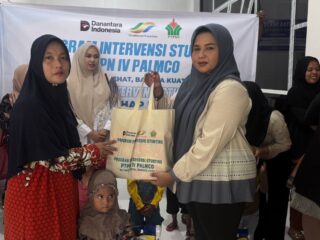 PTPN IV Regional VI Lanjutkan Intervensi Stunting Tahap III, Pastikan Tumbuh Kembang Anak di Langsa Baro Terpantau