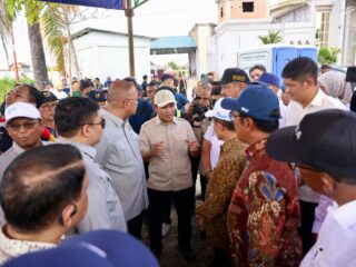 Wagub dan Komisi IV DPR-RI Percepat Rehabilitasi Huntara, BUMN Karya Diminta Segera Selesaikan Kendala Dilapangan