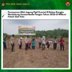 Polsek Siak Hulu Dukung Swasembada Pangan 2026 Melalui Penanaman Jagung Pipil Kuartal III