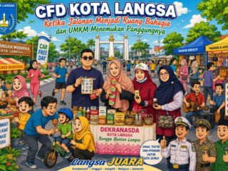 CFD Kota Langsa: Ketika Jalanan Menjadi Ruang Bahagia dan UMKM Menemukan Panggungnya