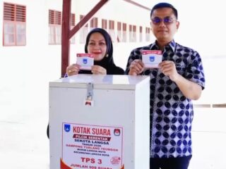 Wali Kota Langsa Salurkan Hak Pilih dan Sukseskan Pilchiksung 2026