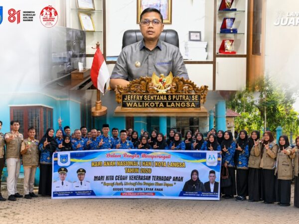 Peringati HAN ke-42, Wali Kota Langsa Ajak Masyarakat Sayangi dan Lindungi Anak