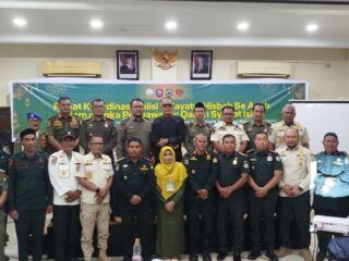 Langsa Jadi Tuan Rumah Rakor Polisi Wilayatul Hisbah se-Aceh, Fokus Perkuat Pengawasan Qanun Syariat Islam