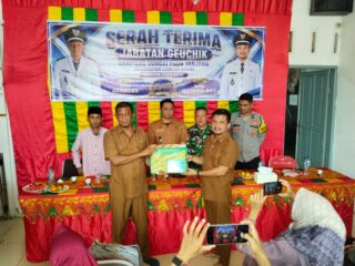 Sertijab Geuchik Sungai Pauh Tanjong, Andre Isvani Ajak Tinggalkan Perbedaan dan Bersatu Bangun Gampong