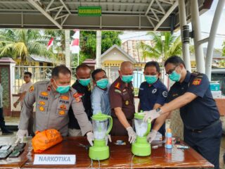 Kejari Langsa Musnahkan 135,3117 Gram Sabu dan Puluhan Barang Bukti Lainnya