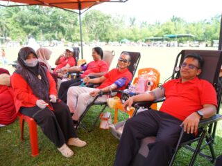 Donor Darah Warnai Semarak HUT ke-81 RI di PTPN IV Regional VI