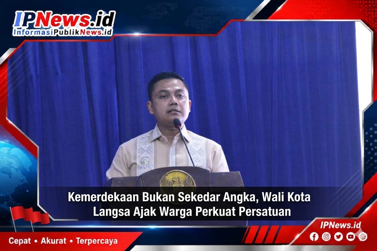 Wali Kota Langsa Jeffry Sentana S Putra SE.
