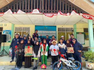 Semarak HUT RI ke-81 dan Maulid Nabi, MTsS MIM Langsa Gelar Jalan Santai Berhadiah Ratusan Doorprize