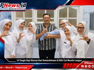 14 Tangis Bayi Warnai Hari Kemerdekaan di RSU Cut Meutia Langsa