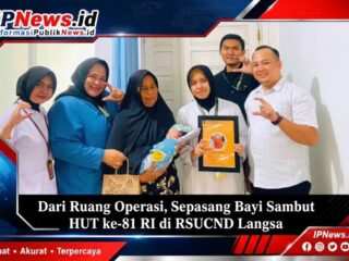 Dari Ruang Operasi, Sepasang Bayi Sambut HUT ke-81 RI di RSUCND Langsa