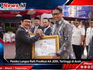 Pemko Langsa Raih Predikat AA JDIH, Tertinggi di Aceh