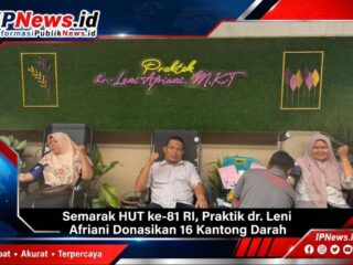 Semarak HUT ke-81 RI, Praktik dr. Leni Afriani Donasikan 16 Kantong Darah