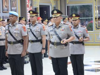 Tongkat Komando Polres Aceh Timur Beralih ke AKBP Aris Cai Dwi Susanto 