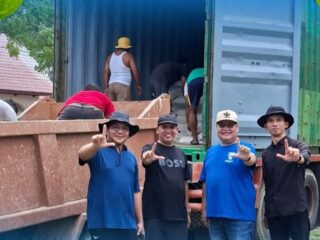 Perumda AM Tirta Keumuneng Langsa Terima 968 Karung Bahan Kimia dari Perkim Aceh