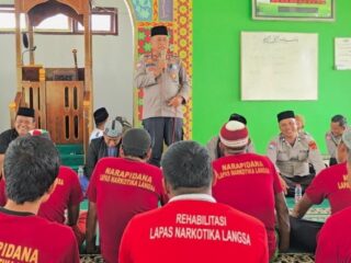 Binmas Polres Langsa dan Dai Kamtibmas Dorong Warga Binaan Tinggalkan Narkoba