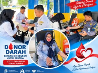 Semarak Harhubnas 2026, Terminal Tipe A Langsa Gelar Donor Darah dan Gotong Royong