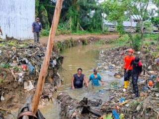 Hujan Deras dan Angin Kencang, Pohon Tumbang Tutup Parit di Dusun Kurnia