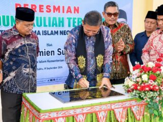 Dirjen Pendis Resmikan Gedung Kuliah Terpadu IAIN Langsa, Dibangun melalui SBSN