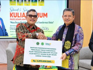 Dirjen Pendis Salurkan Bantuan Rp3,29 Miliar untuk 940 Mahasiswa IAIN Langsa Terdampak Bencana