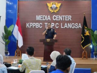 Bea Cukai Langsa Kenalkan Tugas dan Fungsi Kepabeanan kepada Mahasiswa